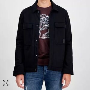 Karl Lagerfeld -  Men's Long sleeve Shirt Jacket -Size M / NWT (Sample)